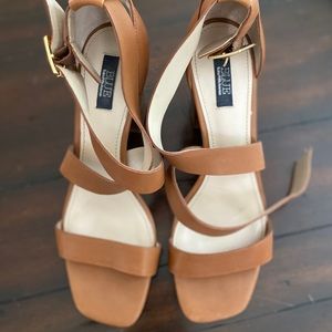 Tan Sandals from Sak Fifth Avenue’s brand Blue